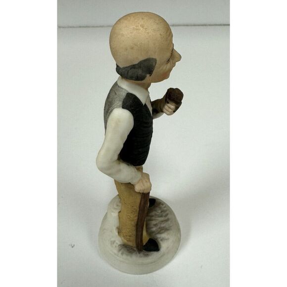 Enesco Capodimonte Style Porcelain Bald Man With Pipe‎ Japan - Picture 3 of 5